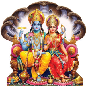 লক্ষ্মী নারায়ণ, পিবিসি বোর্ড (৮ এমএম) লক্ষ্মী নারায়ণ এর ছবি, সাইজ: উপর নীচ ১২” ও পাশাপাশি প্রায় ১২”