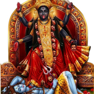 Maa Kali 8mm PVC Board Photo Frame Picsbazar